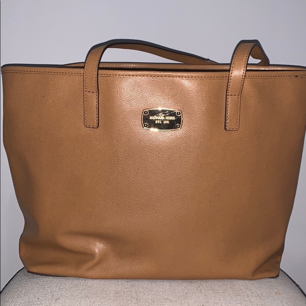 Authentic Camel Color Michael Kors Tote